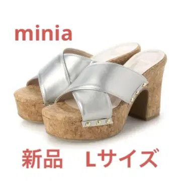 minia 통굽 코르크 샌들 L 사이즈