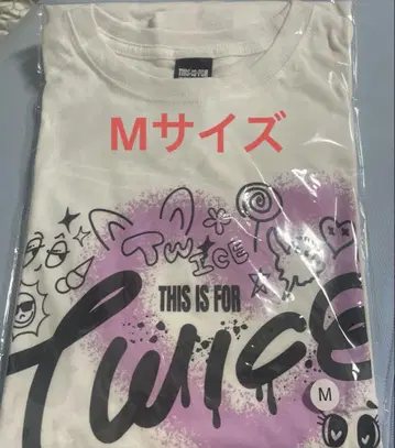 TWICE 투어 티셔츠 화이트 M 사이즈