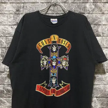 레어 GUNS N' ROSES 티셔츠 건즈 앤 로지즈 박쿠리