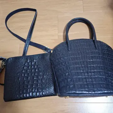No's Trousse 크로커다일 스타일 핸드백