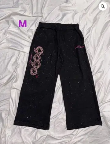 9090 girl OG 로고 글리터 스웨트 팬츠