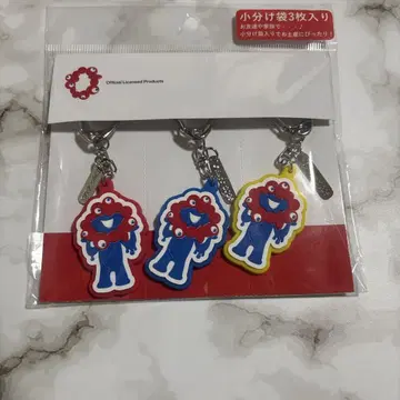 미야쿠미야쿠 캐릭터 러버 키링 3개 세트