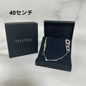YOSTER 요스터 후카미 코우타 씨 착용 목걸이 실버 40cm