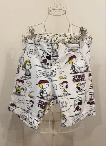 부후우 스누피 숏 팬츠