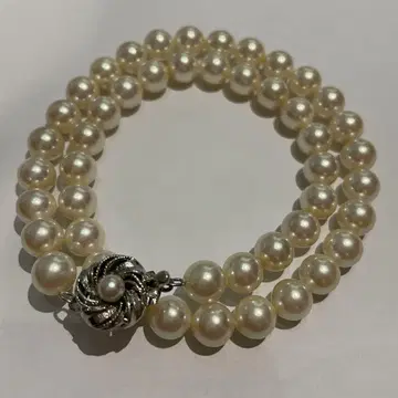 silver925 8mm 펄 목걸이
