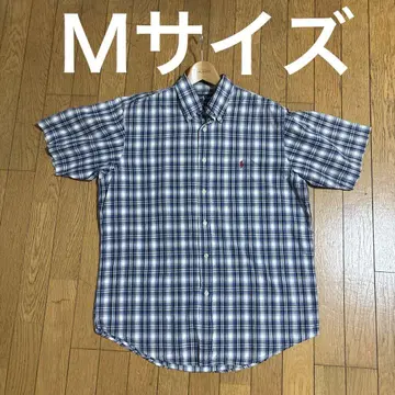 Ralph Lauren 반팔 셔츠 M 블루 계열 체크