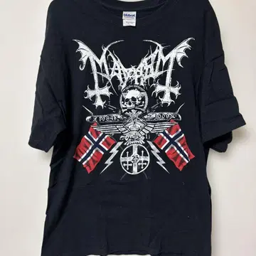 Mayhem 티셔츠 L 사이즈 블랙 1984-2009