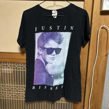 Justin Bieber 티셔츠 블랙 온두라스 제 xl