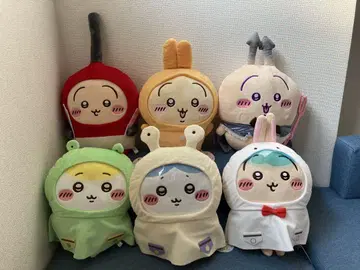 치이카와 BIG 봉제 인형 6종 세트 토끼 파자마 호박 비오는 날 생일