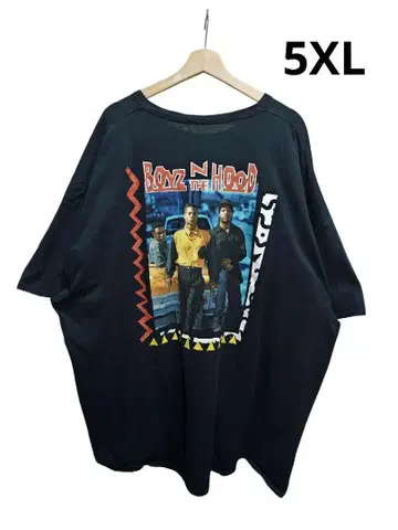 공식 영화 BOYZ N THE HOOD 양면 프린트 티셔츠