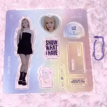 ive 왈츠 서울 네이비 아크릴 스탠드 리즈