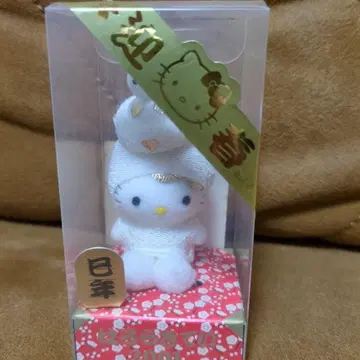 헬로키티 봉제 인형 화이트