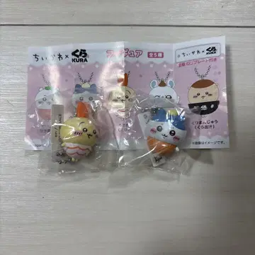 쿠라스시 치이카와 (먼작귀) 비쿠라폰 피규어 하치와레 토끼 세트