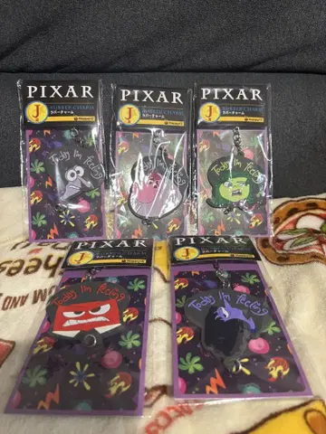 PIXAR 캐릭터 스트랩 5개 세트