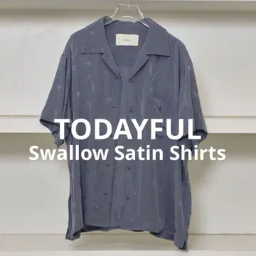 TODAYFUL 25SS Swallow Satin Shirts 스카이블루