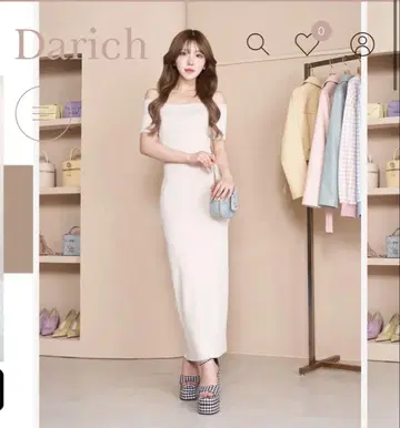 darich 다리치 오프숄더 롱 원피스