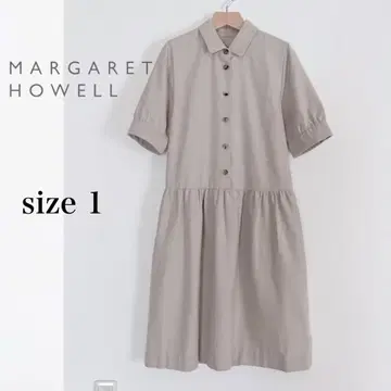 MARGARET HOWELL 마가렛호웰 개더 원피스