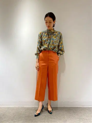 투모로우랜드 Ballsey 스트레치 카르제 세미 와이드 크롭 팬츠