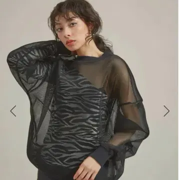 나지 nergy 더블 러셀 메쉬 풀오버