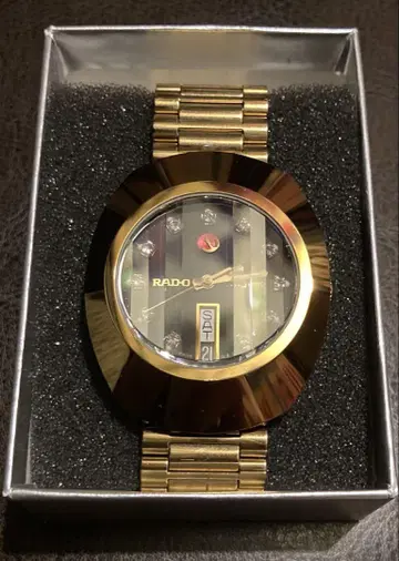 가동 제품 RADO 라도 다이아 스타 골드 오토매틱