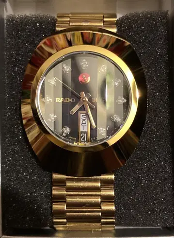 가동 제품 RADO 라도 다이아 스타 골드 오토매틱