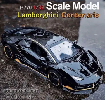 새상품 람보르기니 LP750-4 합금 1:32 블랙