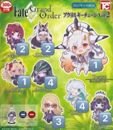 FGO 아크릴 키체인 미니 아크릴 스탠드