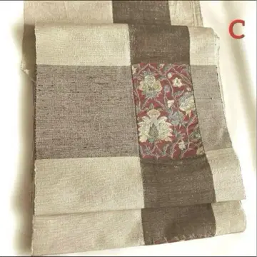 여름 아이템 오비 나고야 오비(약 24cm) 마쓰바 재단 베이지 C