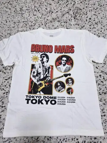BRUNO MARS 라이브 티셔츠 TOKYO DOME 2024