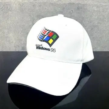 90s Windows 95 Cap 마이크로소프트 캡 모자 화이트