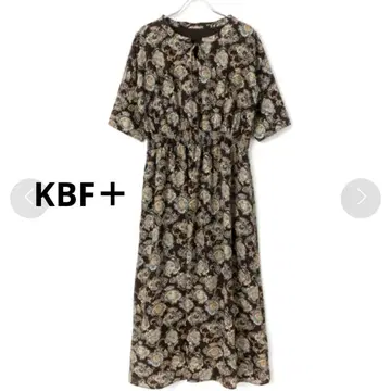 KBF+ 허리 셔링 에스닉 원피스
