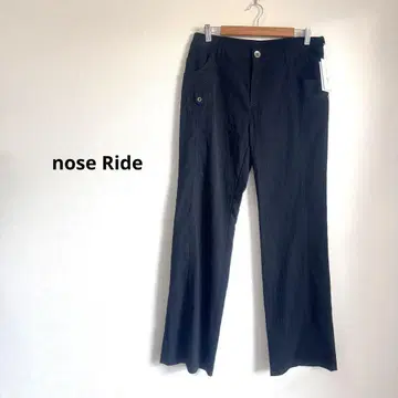 택 포함 새상품 Nose Ride 캐주얼 팬츠 블랙 빅 사이즈 15호