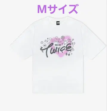 TWICE 라이브 티셔츠 팝업 구매 M 사이즈 미사용 새상품