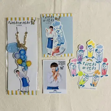 나니와노니와 in Asia 아크릴 키링/스티커 세트/후지와라 죠이치로