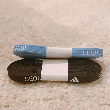 한국 한정판 아디다스 신발끈 2종 세트