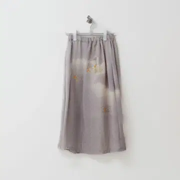 기모노 리메이크 롱 스커트