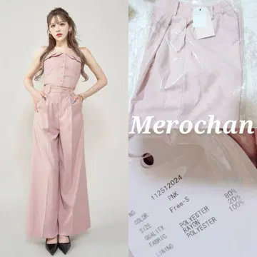 Darich 턱 와이드 레그 슬랙스 팬츠 PNK [FS]