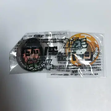 원피스 나츠코미 캔뱃지 2개 세트 크로커다일 베포