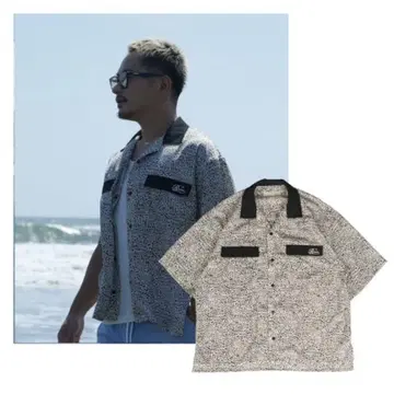 Reroom reroom 리룸 레오파드 반팔 셔츠 S-M 티셔츠