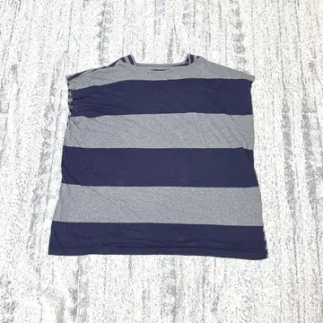 s2896 주카 보더 탑 프렌치 슬리브 와이드 체형 커버