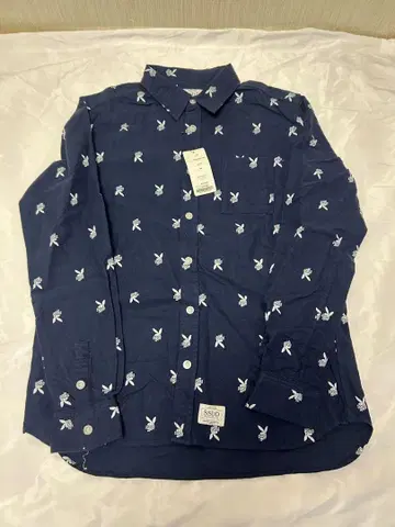 FUCT SSDD DEATH BUNNY SHIRT 네이비 M