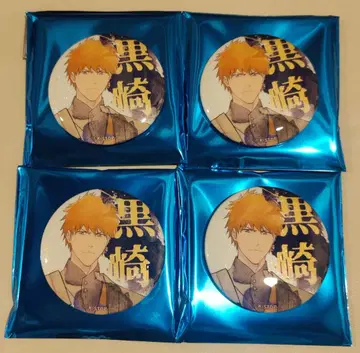 BLEACH 중국 상하이 쿠로사키 이치고 캔뱃지 4개 세트