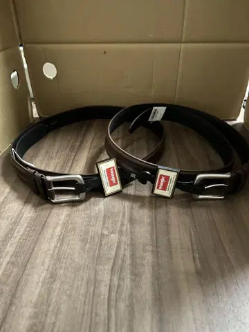 Wrangler 천연 가죽 벨트
