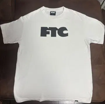 FTC FTC 로고 티셔츠 화이트 블랙 화이트 블랙 M