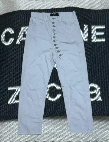 00s CABANE de ZUCCA 카반드 주카 11연속 버튼 데님 팬츠