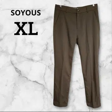 SOYOUS 소유즈 XL 슬랙스 브라운 포멀 돌려입기 뛰어난