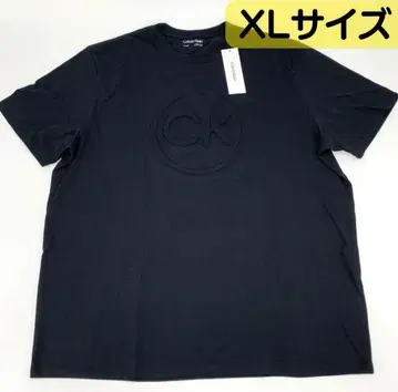 캘빈클라인 엠보싱 로고 티셔츠 XL 사이즈 CK 로고 US 사이즈