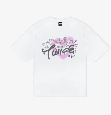 TWICE 라이브 티셔츠 L 사이즈 화이트 미사용 새상품
