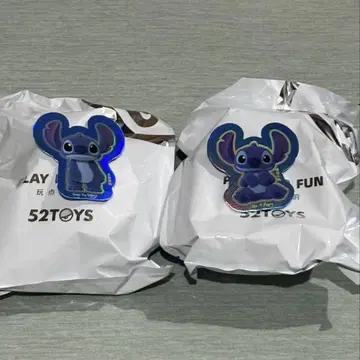 52toys 스티치 2개 세트 낱개 판매 가격 인하 불가