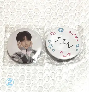 BTS JIN 캡슐 토이 캔뱃지